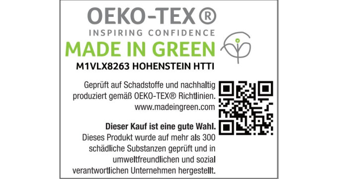 OEKO-TEX GREEN IN MADE