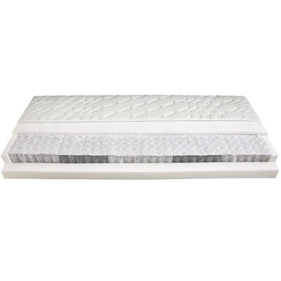 Tonnentaschenfederkern Matratze 19 cm - TTFK 5-Zonen - Malie Polar 180x200 cm-H3=fest