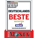 Kaltschaummatratze bis 150 kg - 20 cm - 7-Zonen - Malie Sumo 100x200 cm-H5=extra fest