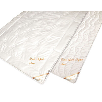 Wildseide Sommer Bettdecke - Leicht Steppbett - Garanta Wildseide 155x220 cm