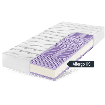 Allergiker Kaltschaummatratze 24 cm 7-Zonen-Pori-cel-Kern - Frankenstolz Allergo