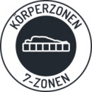 Tonnentaschenfederkern Matratze 24 cm - TTFK 7-Zonen  - Frankenstolz Klima T 90x200 cm-H3=fest