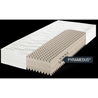 Kaltschaummatratze 27 cm - Ultra HQR©-Schaumkern - Frankenstolz PYRAMEDUS KS 80x200 cm-H2=medium