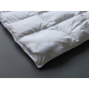 Daunen-Bettdecke - Kassettenbett - Ganzjahres-Bettdecke - Verse Saphir weiß,155x220 cm