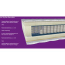 Tonnentaschenfederkern Matratze 22 cm - TTFK 5-Zonen - Malie Big Star 90x200 cm-H5=extra fest